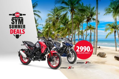 Roller und Motorräder SYM | SYM Schweiz 