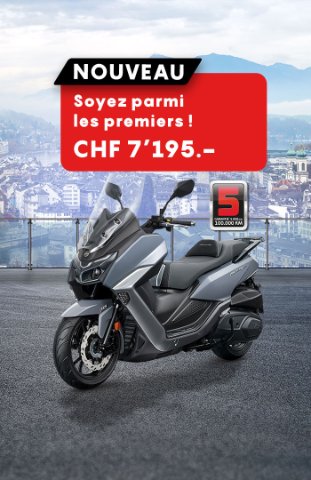 SYM Suisse | Scooters SYM 50, 125cc à 500cc en Suisse - Qualité, Prix et Garantie 5 ans