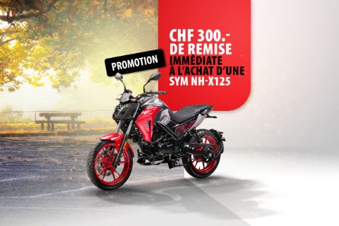Scooters et Motos SYM | SYM Suisse | 50cc - 500cc - électriques