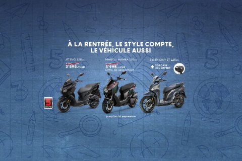 SYM Suisse | Scooters SYM 50, 125cc à 500cc en Suisse - Qualité, Prix et Garantie 5 ans