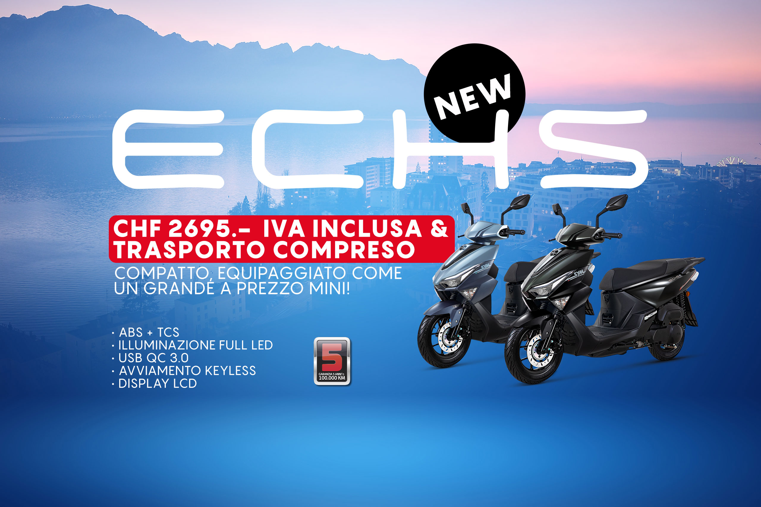 SYM Svizzera | Scooter SYM 50, 125cc e 500cc in Svizzera – Qualità, Prezzo e Garanzia di 5 anni