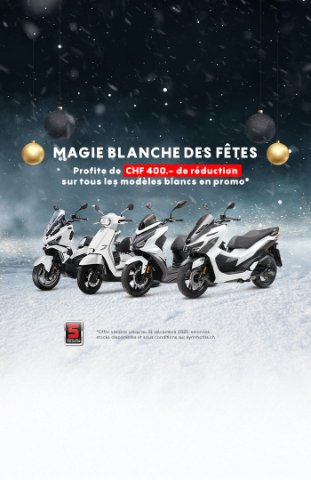 SYM Suisse | Scooters SYM 50, 125cc à 500cc en Suisse - Qualité, Prix et Garantie 5 ans