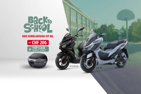 SYM Schweiz | Roller 50, 125cc bis 500cc in der Schweiz – Qualität, Preis und 5 Jahre Garantie